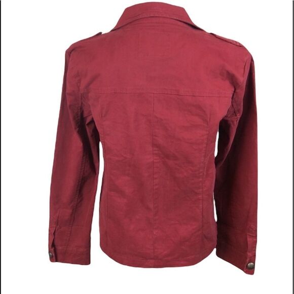Sanctuary Military Style Jacket color: sundried tomato - Picture 2 of 8